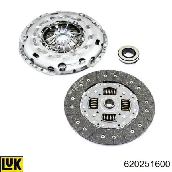 620251600 LUK Kit de embraiagem (3 peças)