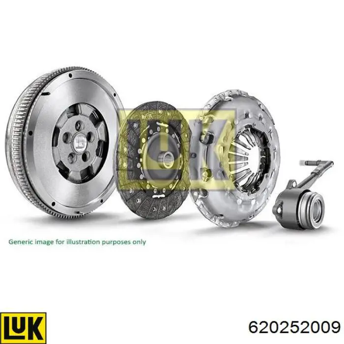 Kit de embraiagem (3 peças) LUK 620252009 preço, a partir de 239,80 USD