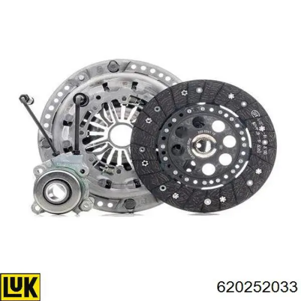 Kit de embraiagem (3 peças) LUK 620252033 preço, a partir de 299,24 USD