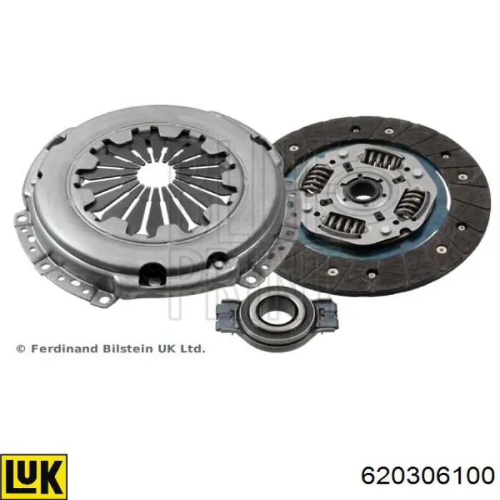 Kit de embraiagem (3 peças) 620306100 LUK