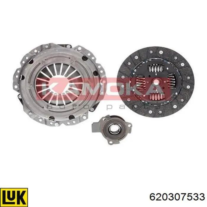 Kit de embraiagem (3 peças) LUK 620307533 preço, a partir de 163,52 USD