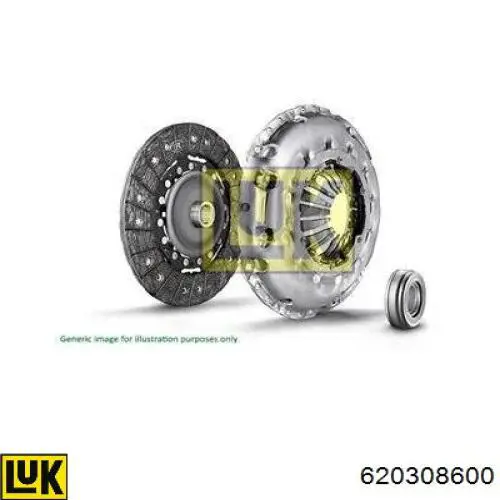 Compre 620308600 LUK Kit de embraiagem (3 peças)