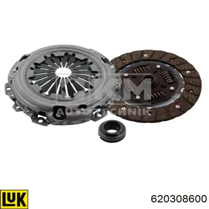 620308600 LUK Kit de embraiagem (3 peças)