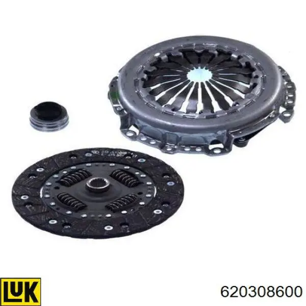 Kit de embraiagem (3 peças) 620308600 LUK