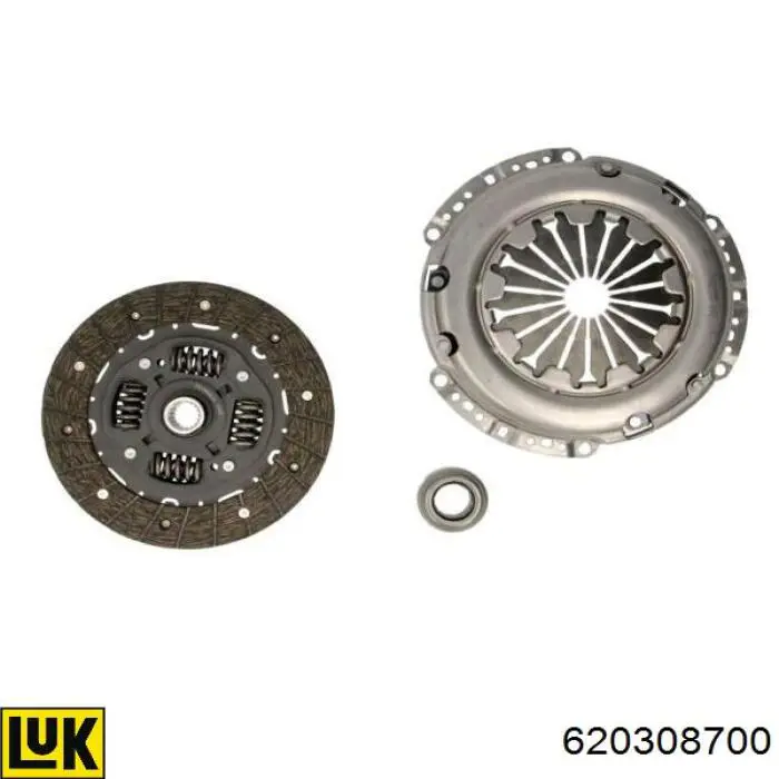 Kit de embraiagem (3 peças) LUK 620308700 preço, a partir de 130,95 USD