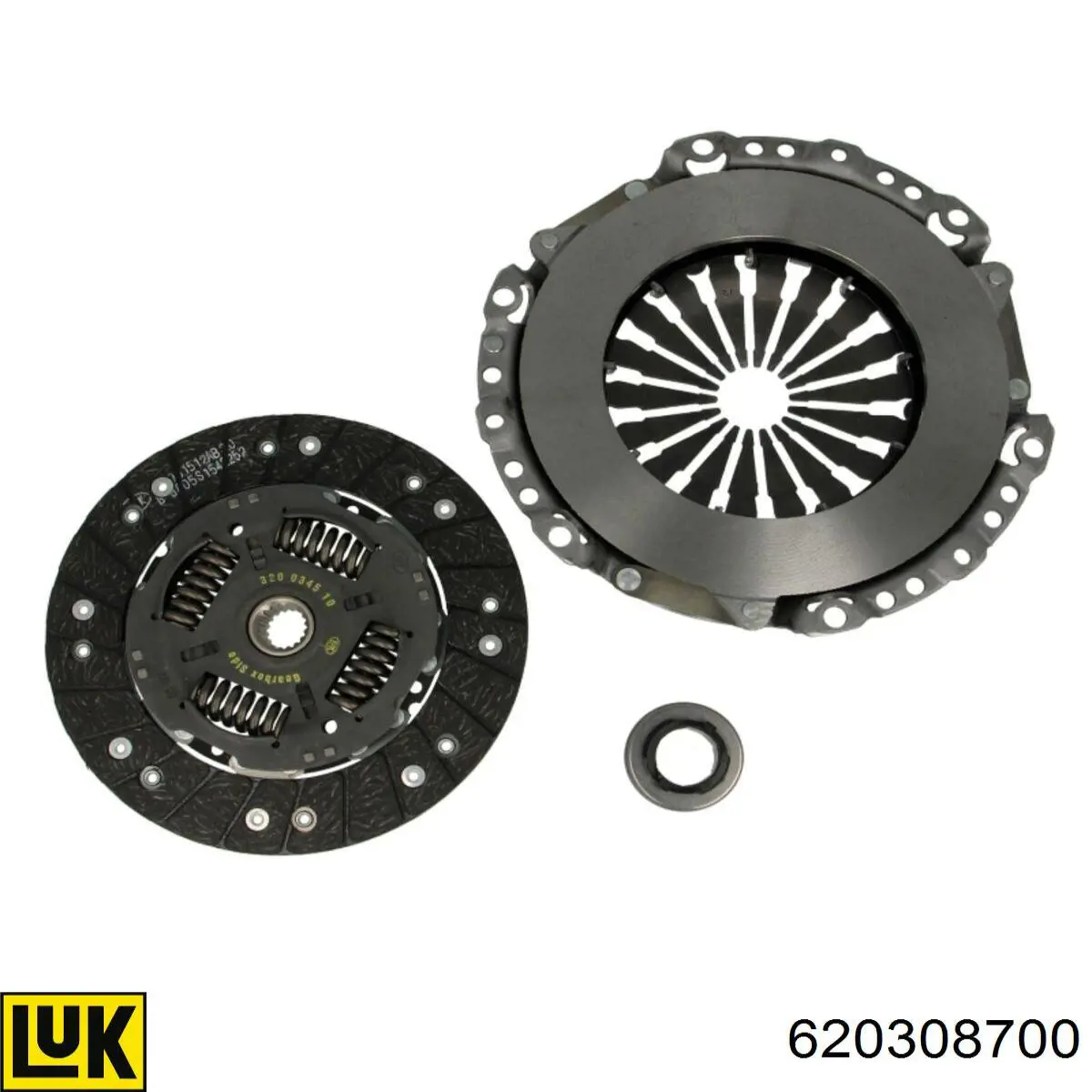 620308700 LUK Kit de embraiagem (3 peças)