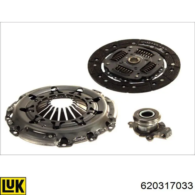 Compre 620317033 LUK Kit de embraiagem (3 peças)