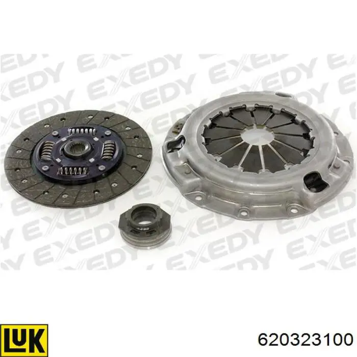 620323100 LUK Kit de embraiagem (3 peças)