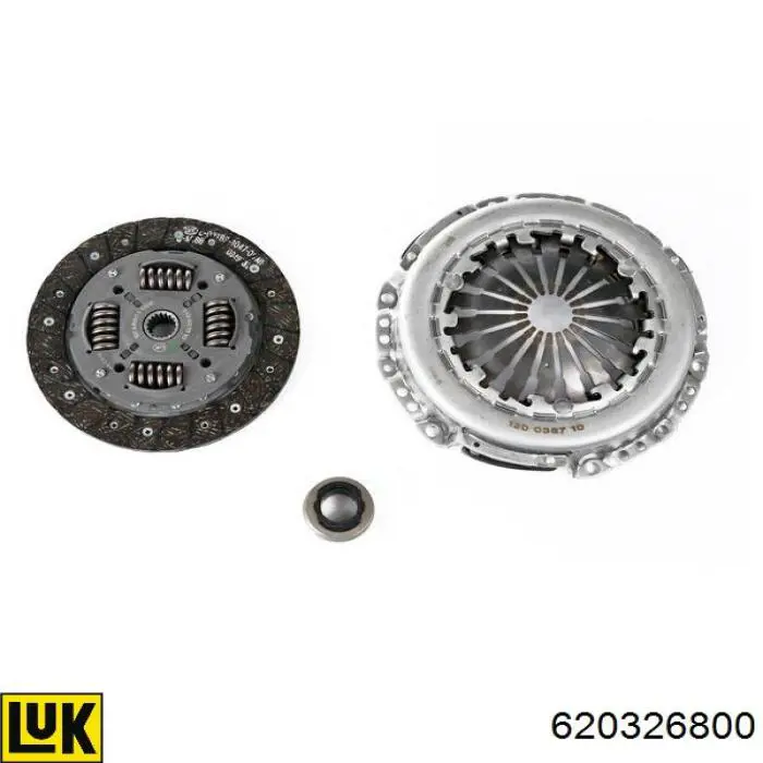 Kit de embraiagem (3 peças) 620326800 LUK