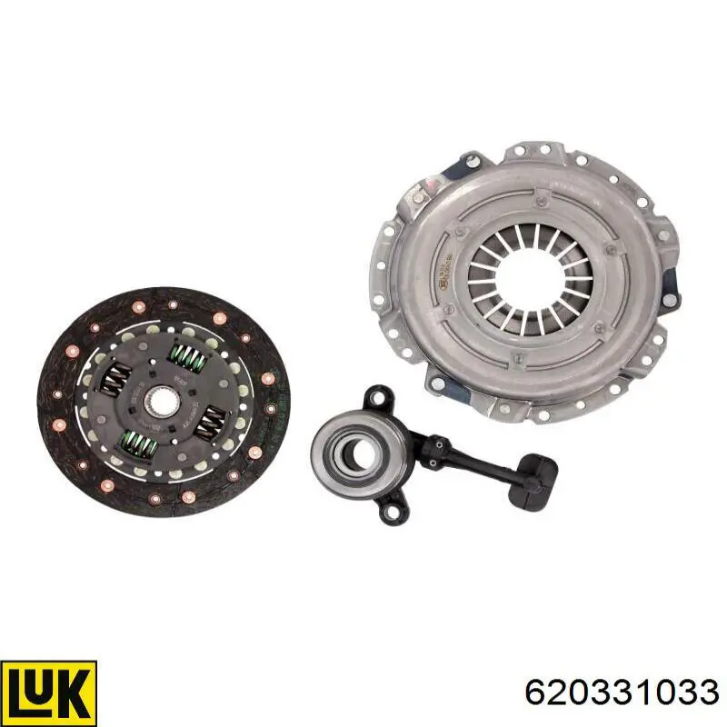 620331033 LUK Kit de embraiagem (3 peças)