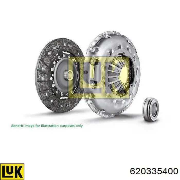 620335400 LUK Kit de embraiagem (3 peças)