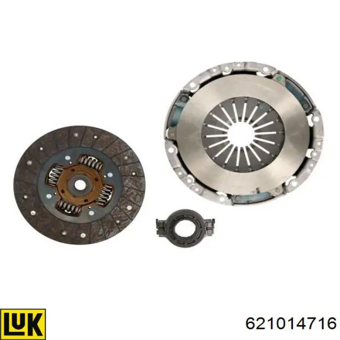Kit de embraiagem (3 peças) 621014716 LUK