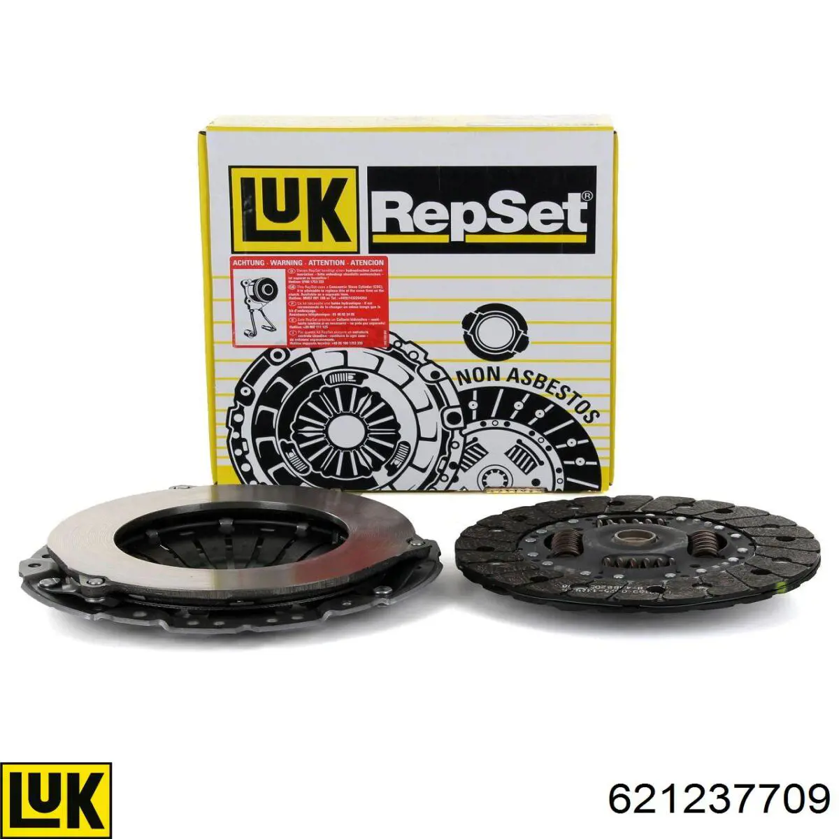 Compre 621237709 LUK Kit de embraiagem (3 peças)