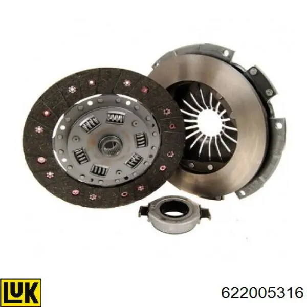 Compre 622007306 LUK Kit de embraiagem (3 peças)