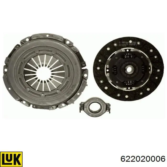 622020006 LUK Kit de embraiagem (3 peças)