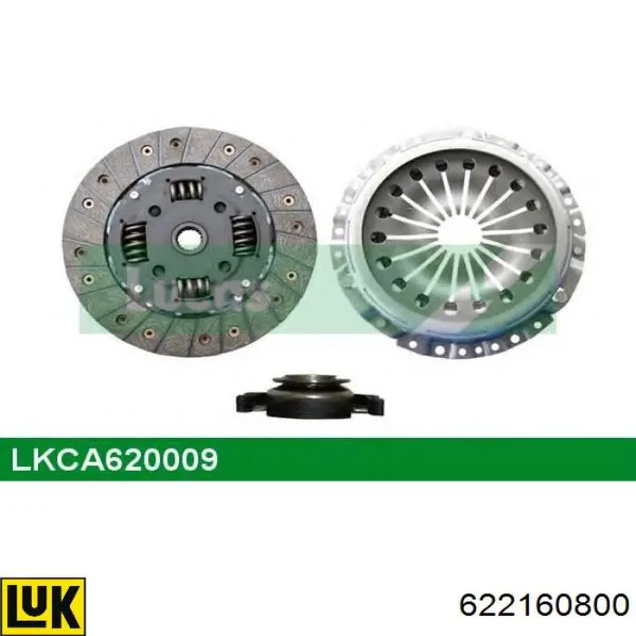 Compre 622160800 LUK Kit de embraiagem (3 peças)