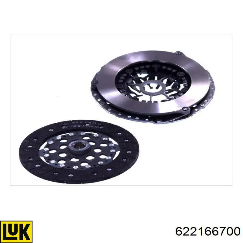 Kit de embraiagem (3 peças) LUK 622166700 preço, a partir de 260,34 USD