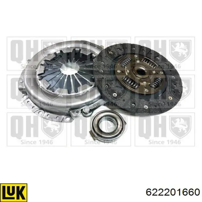 622201660 LUK Kit de embraiagem (3 peças)
