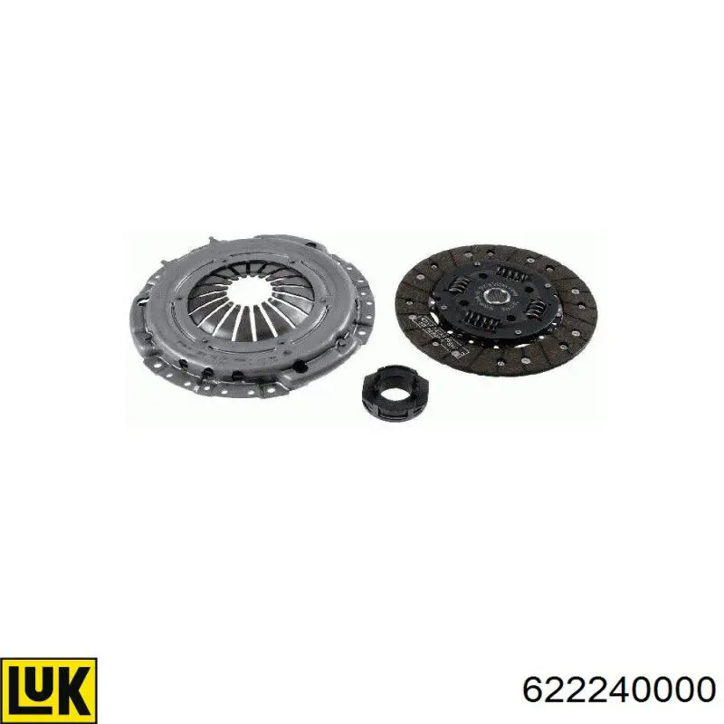 Compre 622240000 LUK Kit de embraiagem (3 peças)