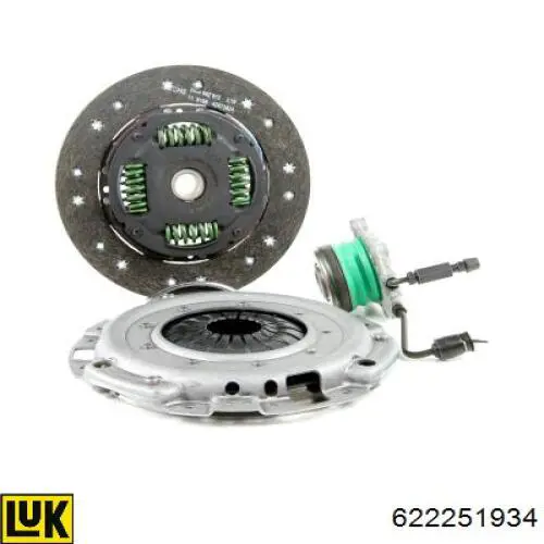 A0192501101 Mercedes Kit de embraiagem (3 peças)