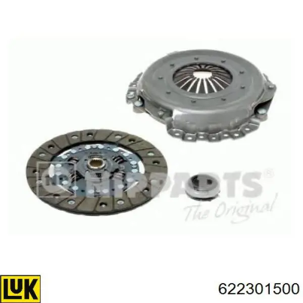 Kit de embraiagem (3 peças) 622301500 LUK