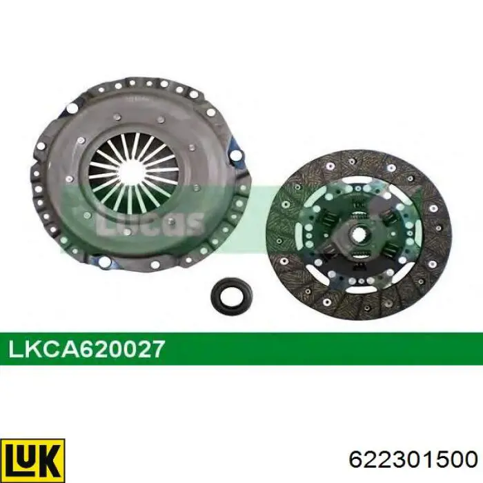 Kit de embraiagem (3 peças) LUK 622301500
