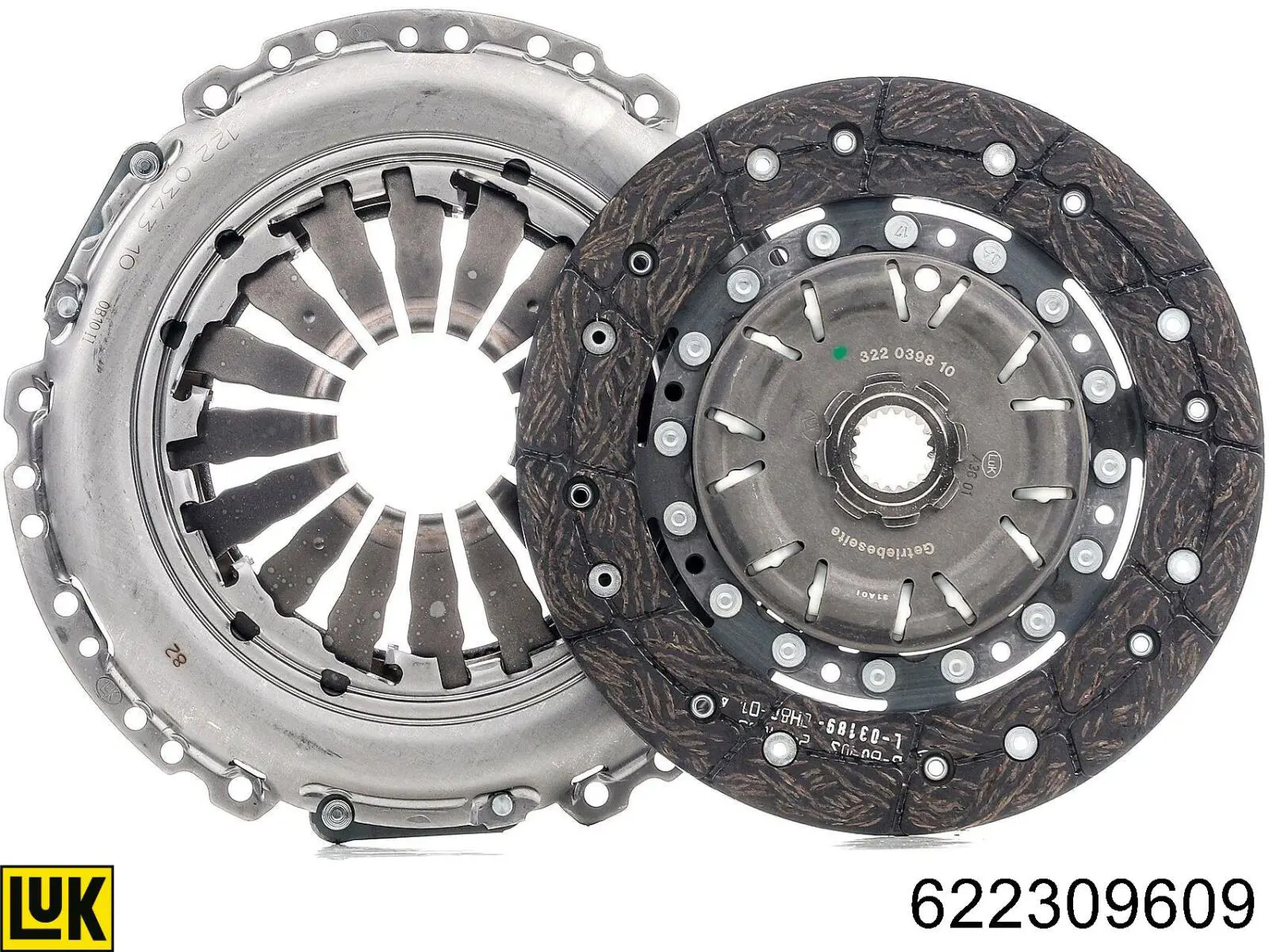 Kit de embraiagem (3 peças) LUK 622309609 preço, a partir de 133,58 USD