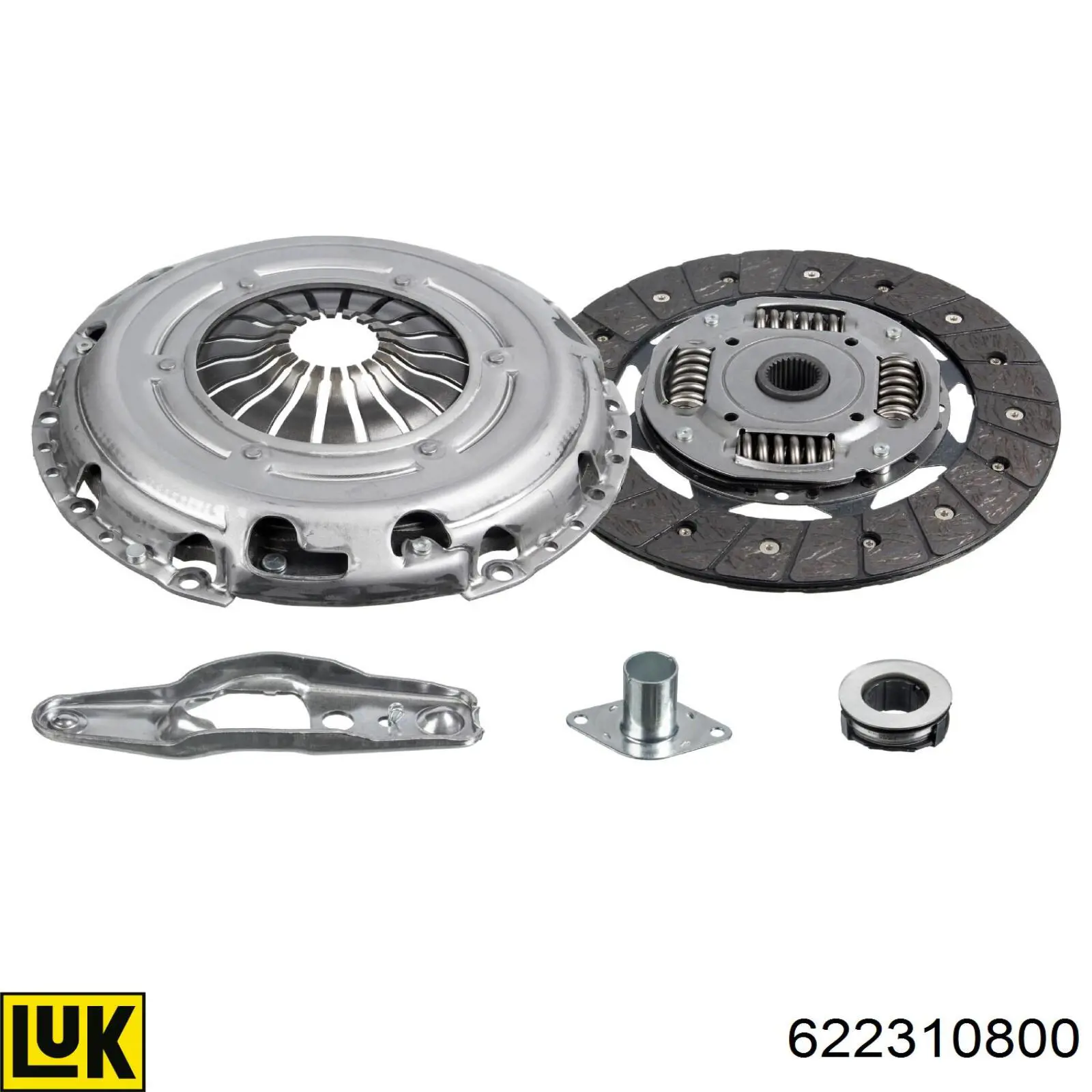 Kit de embraiagem (3 peças) 622310800 LUK