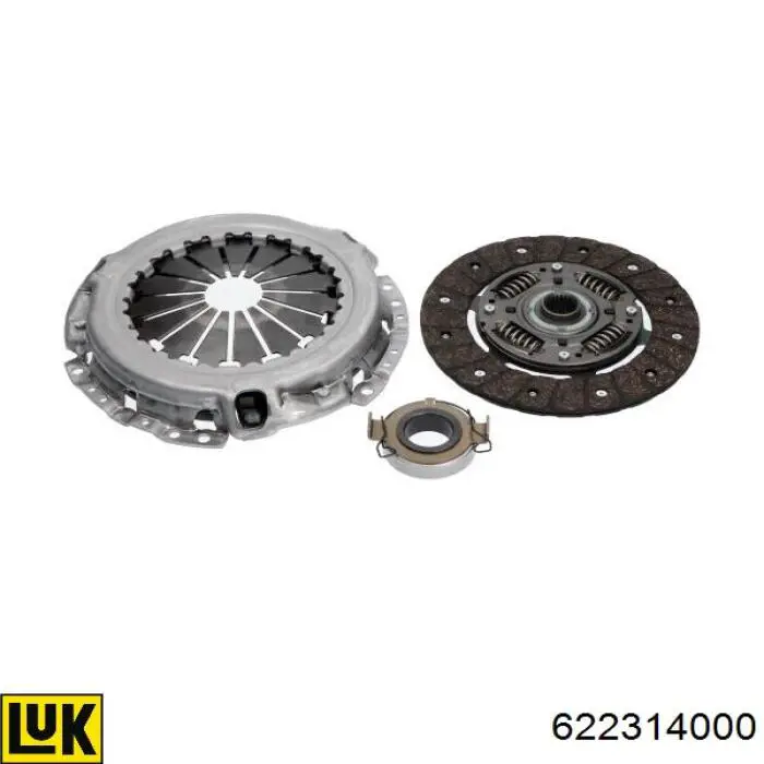 622314000 LUK Kit de embraiagem (3 peças)