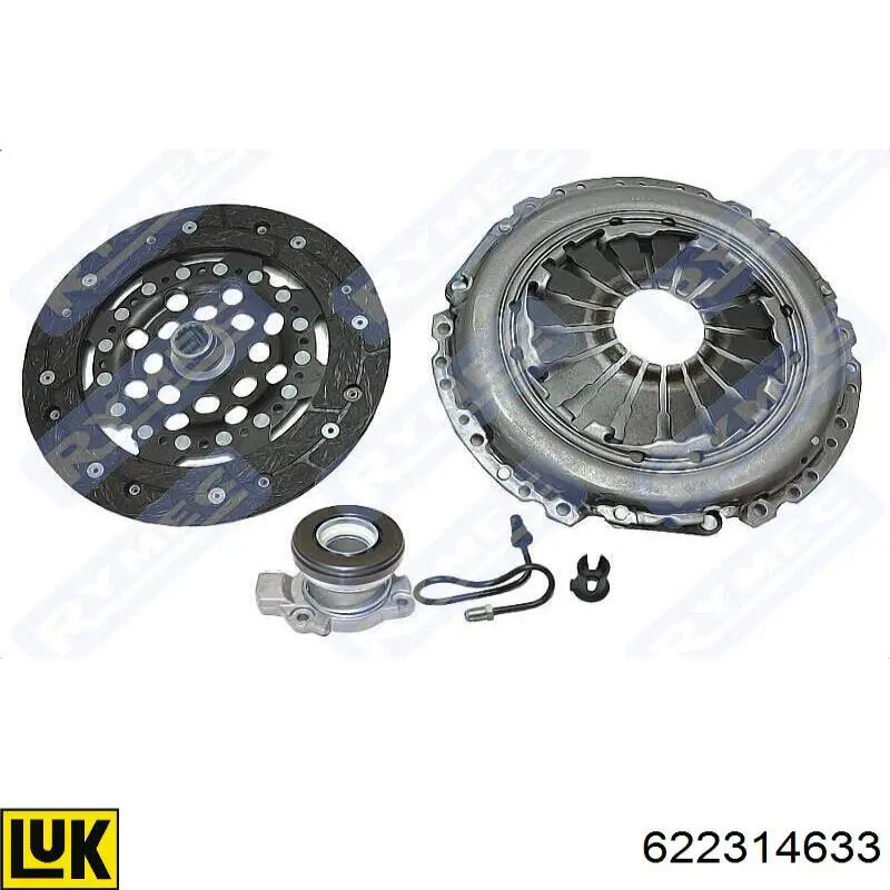 622314633 LUK Kit de embraiagem (3 peças)