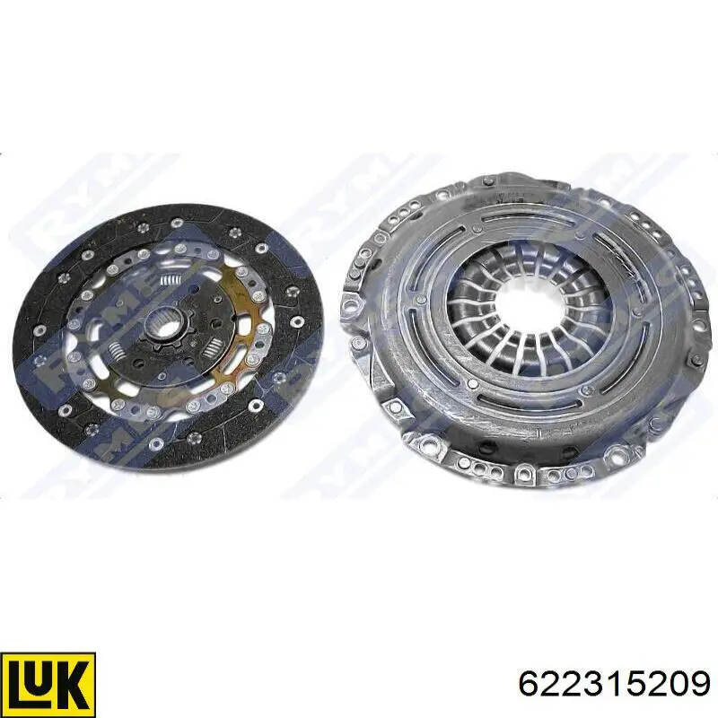 Kit de embraiagem (3 peças) Blue Print ADW1930135 preço, a partir de 165,91 USD