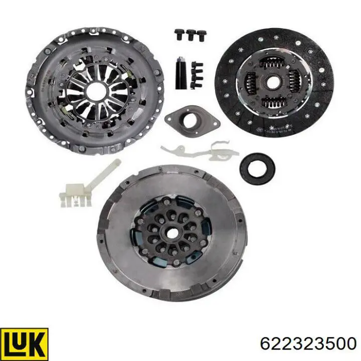Compre 622323500 LUK Kit de embraiagem (3 peças)