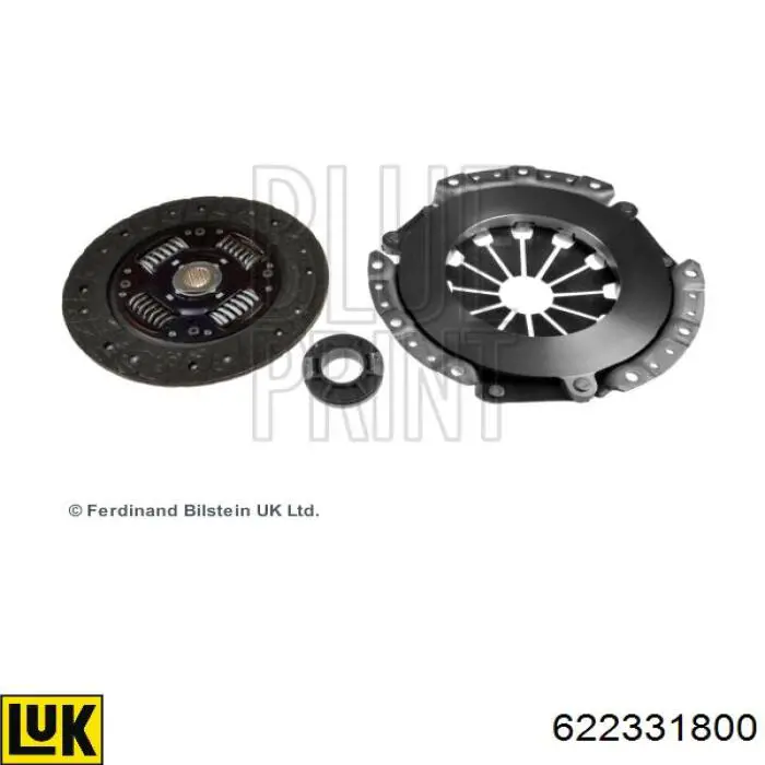 622331800 LUK Kit de embraiagem (3 peças)