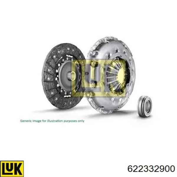 Kit de embraiagem (3 peças) LUK 622332900 preço, a partir de 241,32 USD