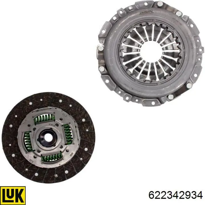Kit de embraiagem (3 peças) LUK 622342934 preço, a partir de 217,51 USD