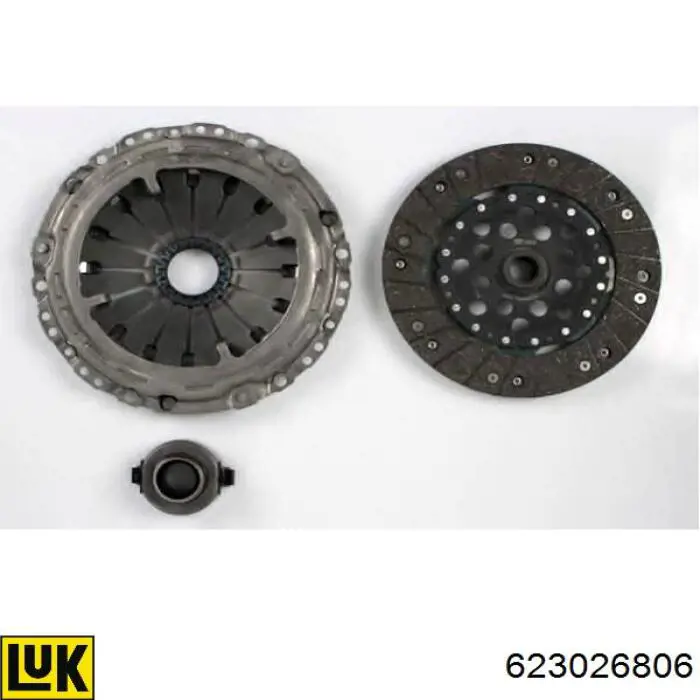 Kit de embraiagem (3 peças) 623026806 LUK