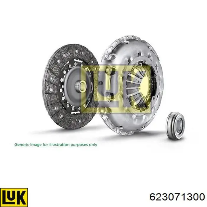 623071300 LUK Kit de embraiagem (3 peças)