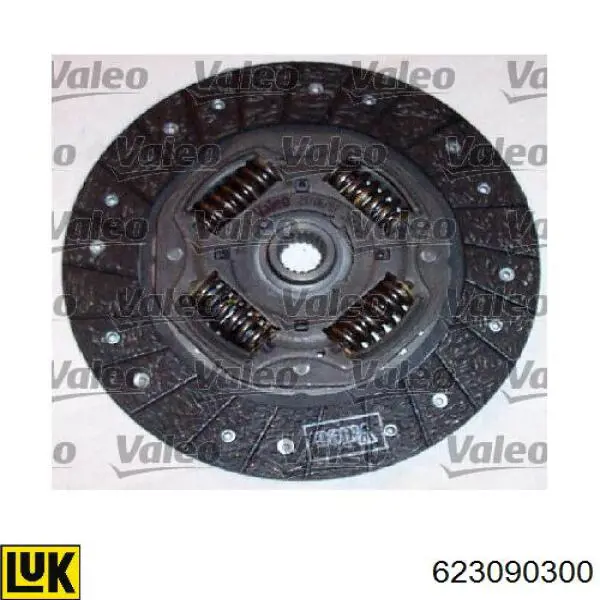 623090300 LUK Kit de embraiagem (3 peças)