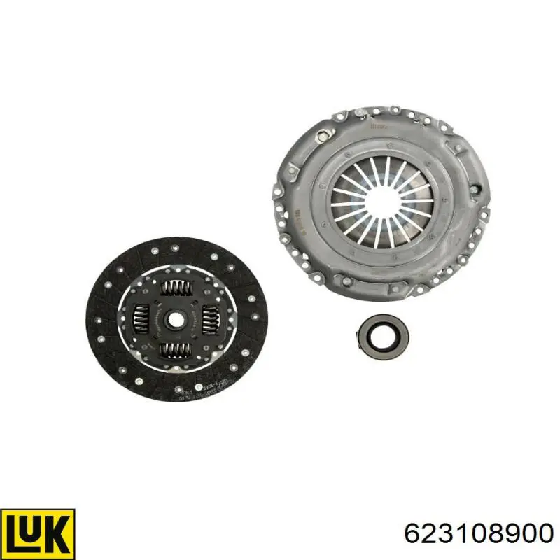 623108900 LUK Kit de embraiagem (3 peças)
