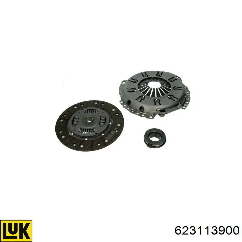 623113900 LUK Kit de embraiagem (3 peças)