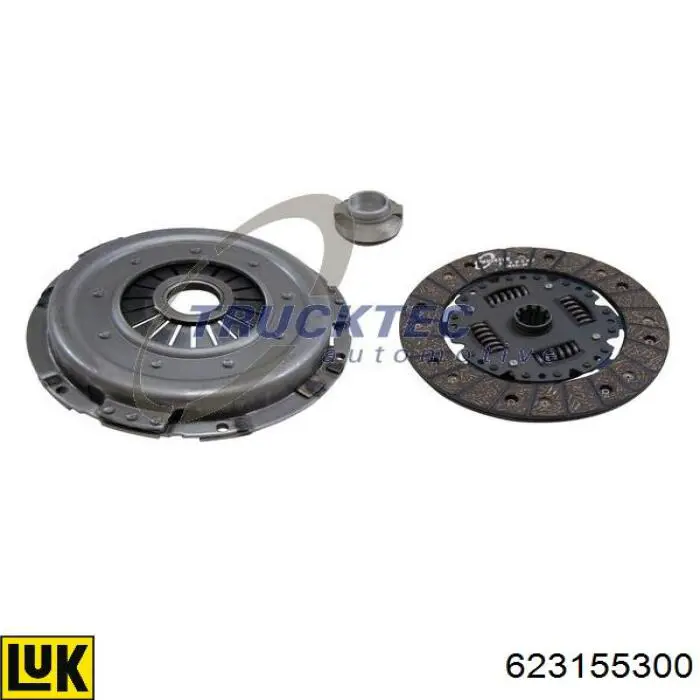 Kit de embraiagem (3 peças) LUK 623155300 preço, a partir de 188,06 USD