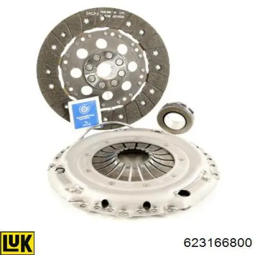 623166800 LUK Kit de embraiagem (3 peças)