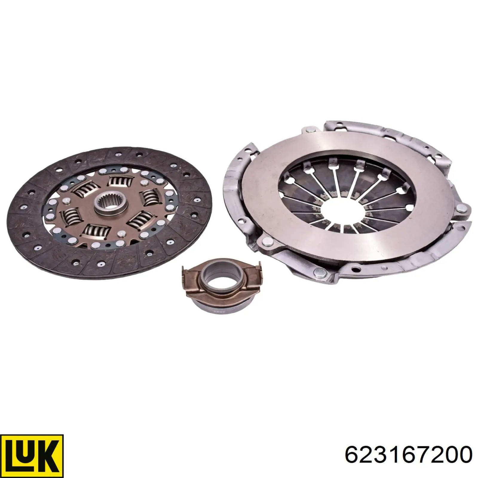 623167200 LUK Kit de embraiagem (3 peças)