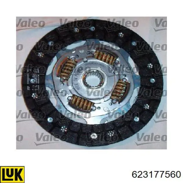 623177560 LUK Kit de embraiagem (3 peças)