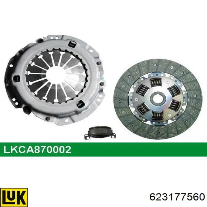 Kit de embraiagem (3 peças) LUK 623177560 preço, a partir de 145,89 USD