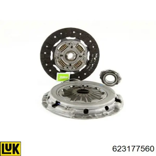 Kit de embraiagem (3 peças) LUK 623177560 preço, a partir de 145,89 USD