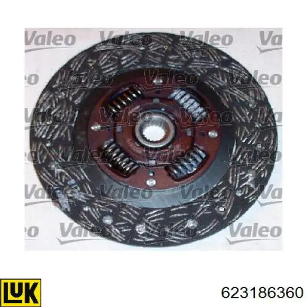623186360 LUK Kit de embraiagem (3 peças)