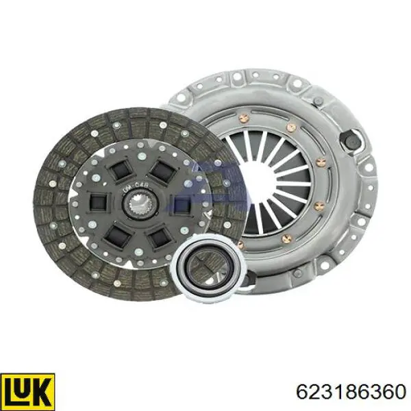 Kit de embraiagem (3 peças) LUK 623186360