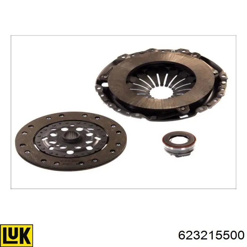 623215500 LUK Kit de embraiagem (3 peças)