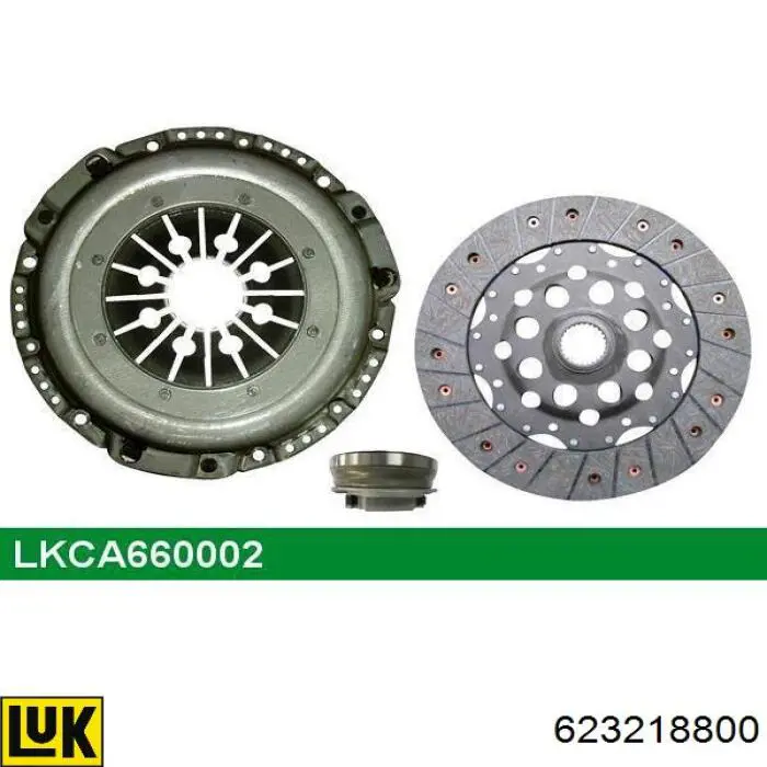 623218800 LUK Kit de embraiagem (3 peças)